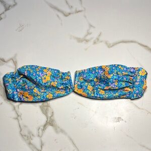 Kulani Kinis Blue and Yellow Floral Bikini